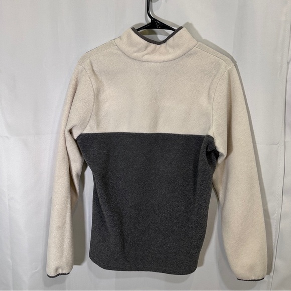 Columbia Women’s Cream and Gray Fleece Pullover - Picture 2 of 8